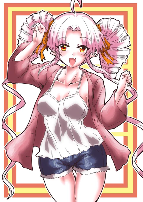 今日の日課はダボシャツキャミソール短パンついなちゃんです 