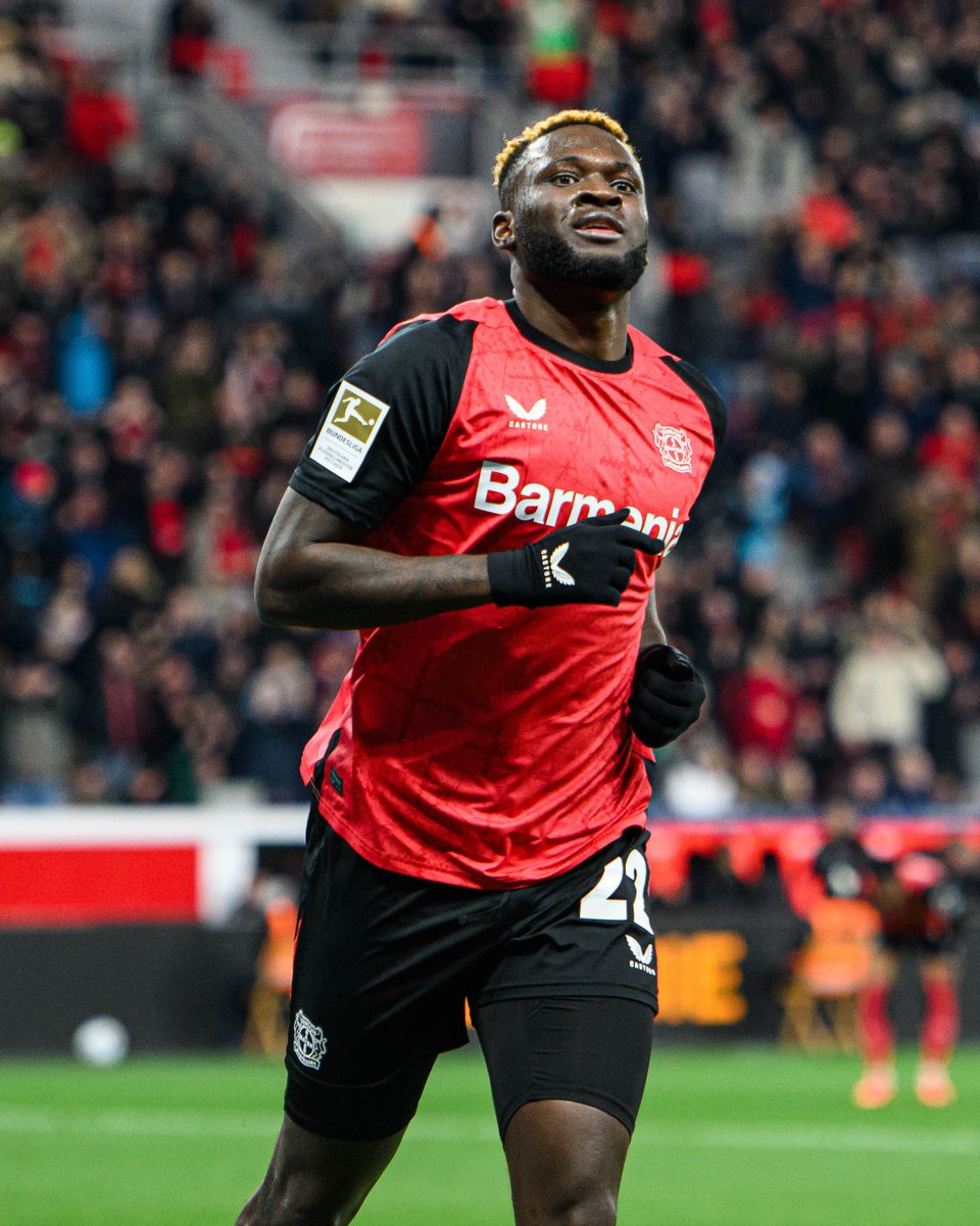 5⃣0⃣ games
3⃣0⃣ goals

🫡 <a href="/boniface_jrn/">Victor Boniface</a>