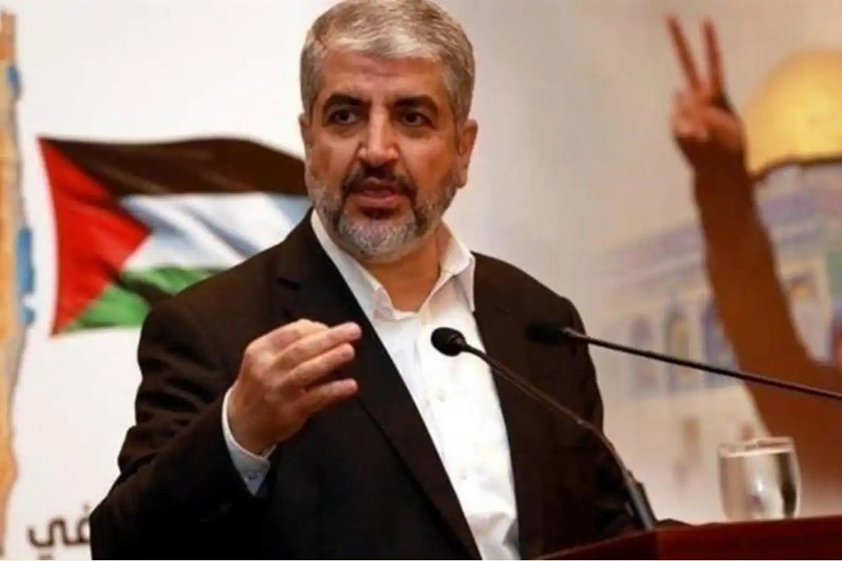 IlkhaAgency's tweet photo. Hamas Leader Khaled Mishaal extends condolences on Mohammad Deif’s death #Hamas #MuhammadDeif
https://t.co/AxqzAv6dlm https://t.co/4E0Fmw0qwI