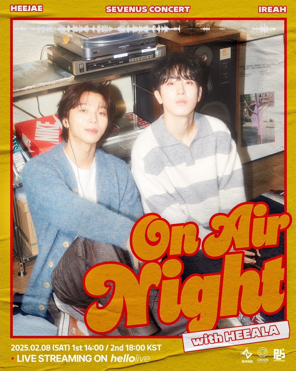 hellolivetv's tweet photo. #hellolive_NEW
2025 #SEVENUS：On Air Night with 희아라🪽

[📢Live Streaming on hellolive TICKET OPEN!]

#희아라 와 함께할 #세븐어스 의 2025년 첫 번째 콘서트!
🎥헬로라이브도 On Air 준비 완료😎

⏰ 공연일시
PART.1 : 2025. 02. 08 (토) 14:00 KST
PART.2 : 2025. 02. 08 (토) 18:00 KST

지금 바로 헬로라이브 홈페이지에서 만나 보세요💜
🇰🇷https://t.co/a9UVFBruSz
🌐https://t.co/ztsd01gfTR
