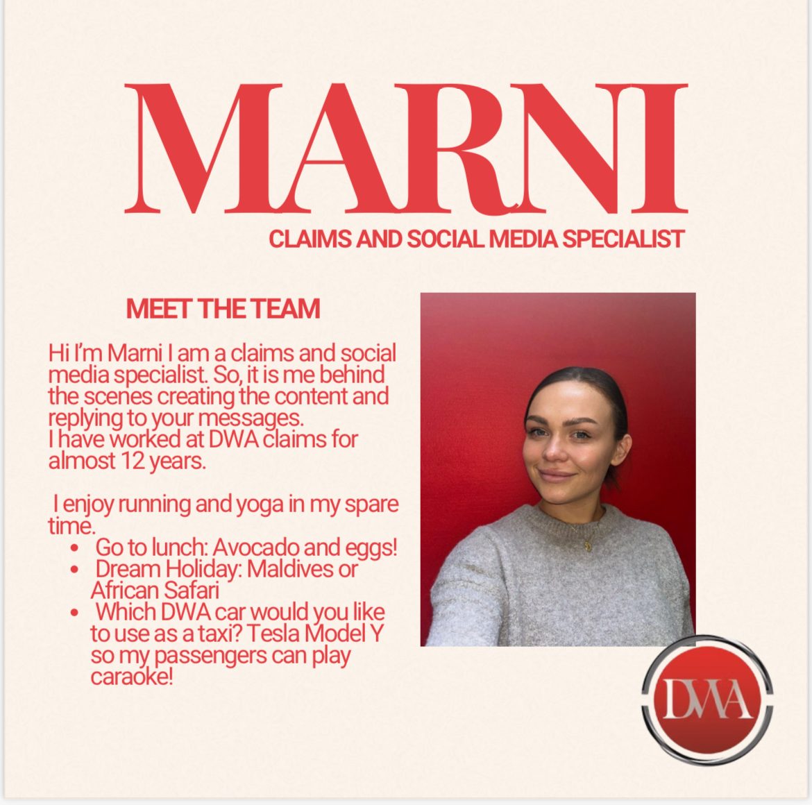 TAXICLAIMASSIST's tweet photo. MEET THE TEAM! 
Starting with me... https://t.co/FQ1pgvS8VB