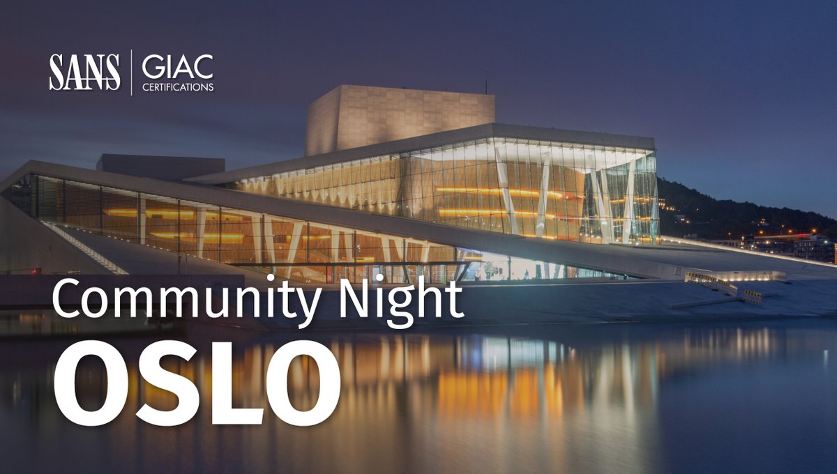 SANS Institute, EMEA (@sansemea) on Twitter photo Curious about #SANSCommunityNight?
One evening, a top expert, & a chance to boost your security skills.
๐ค <a href="/iamevltwin/">Sarah Edwards ๐ฉ๐ปโ๐ป๐โโฌ</a>: "Rotten to the Core โ Evidence of Compromise on Apple Devices."
No course neededโjust connect and grow.
๐ sans.org/u/1zVi
#SANSTraining #SANSOslo Curious about #SANSCommunityNight?
One evening, a top expert, & a chance to boost your security skills.
๐ค <a href="/iamevltwin/">Sarah Edwards ๐ฉ๐ปโ๐ป๐โโฌ</a>: "Rotten to the Core โ Evidence of Compromise on Apple Devices."
No course neededโjust connect and grow.
๐ sans.org/u/1zVi
#SANSTraining #SANSOslo