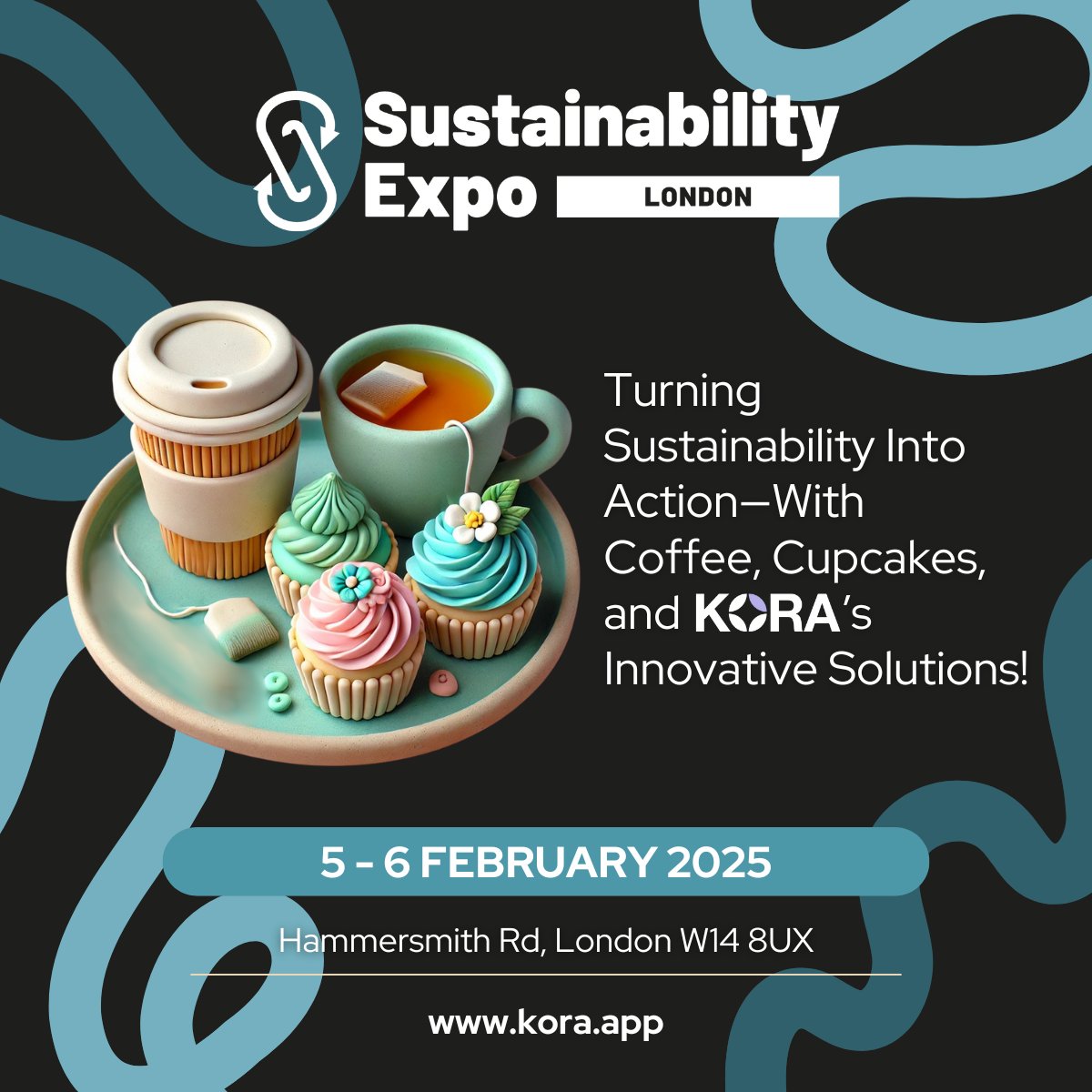 🌍 Just Two Days Until the <a href="/SustainExpo/">Sustainability Expo</a> London! 🌟

Join Kora Sustainability at Olympia London on 5-6 February 2025 for an exciting two days of innovation, collaboration, and climate action!

📍 Find us near the Sustainability Tech Expo stage, where we’ll be serving ☕ fresh