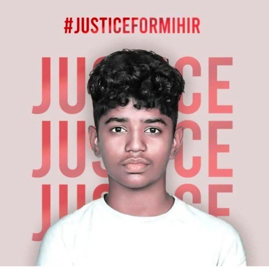 #JusticeForMihir