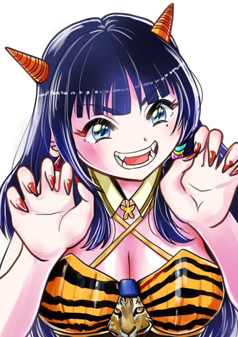 こんな鬼なら家にぜひ入って欲しい…それにしても節分昨日だったとは#葵の絵 