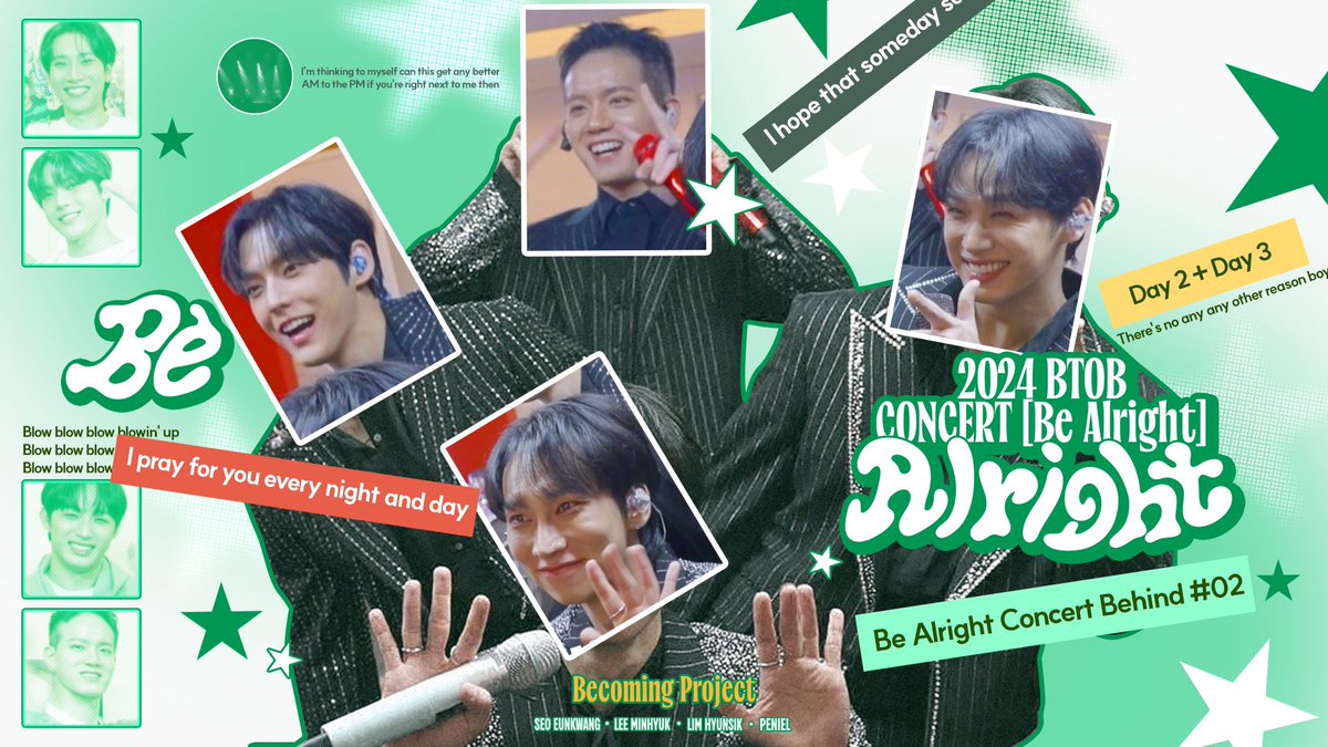 BTOBCOMPANY's tweet photo. [🎥]

2024 BTOB CONCERT [Be Alright] Behind🎁 #2 | 비투데이 #44화

🔗 https://t.co/x6273wkm81

#비투비 #BTOB
#BECOMING_PROJECT
#BeAlright
#서은광 #SEOEUNKWANG
#이민혁 #LEEMINHYUK
#임현식 #LIMHYUNSIK
#프니엘 #PENIEL https://t.co/bssOgXG0V0