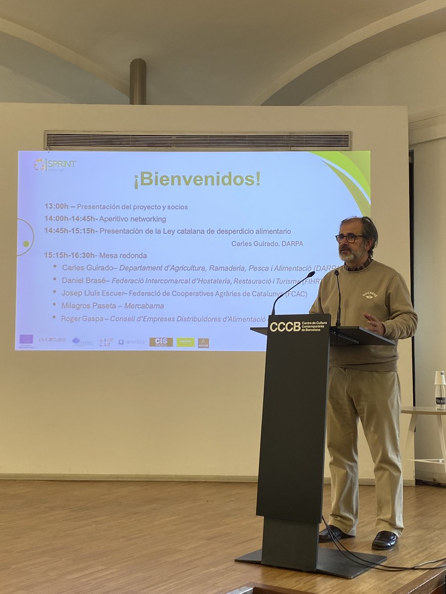 CREDA_UPC_IRTA's tweet photo. ↗️Divendres vam celebrar la presentació de @sprintzerowaste
👥Una jornada en què vam compartir la tasca dels diferents #socis i sòcies
Accedeix al resum de la sessió➡️ https://t.co/D8BU6Lcvcd
🙏Gràcies a @coopagrariesCAT, @gerenciafihr, @Mercabarna_mb i #CEDAC per participar https://t.co/OYiC3sKVqu