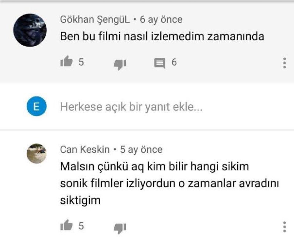 geçen biriyle muhabbet ediyom adam recep ivedik izlemedim dedi, nası izlemedin amınakoim makara mısn