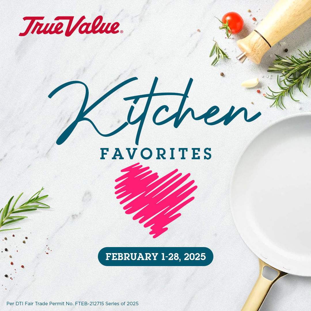 TrueValuePH's tweet photo. Celebrate the season of love with Kitchen Favorites. Enjoy up to 30% OFF on select Cambridge, Gibson, and Calphalon. From cookware to dinnerware, find everything you need to make every meal memorable. 📷 https://t.co/hw57aE2Z5G