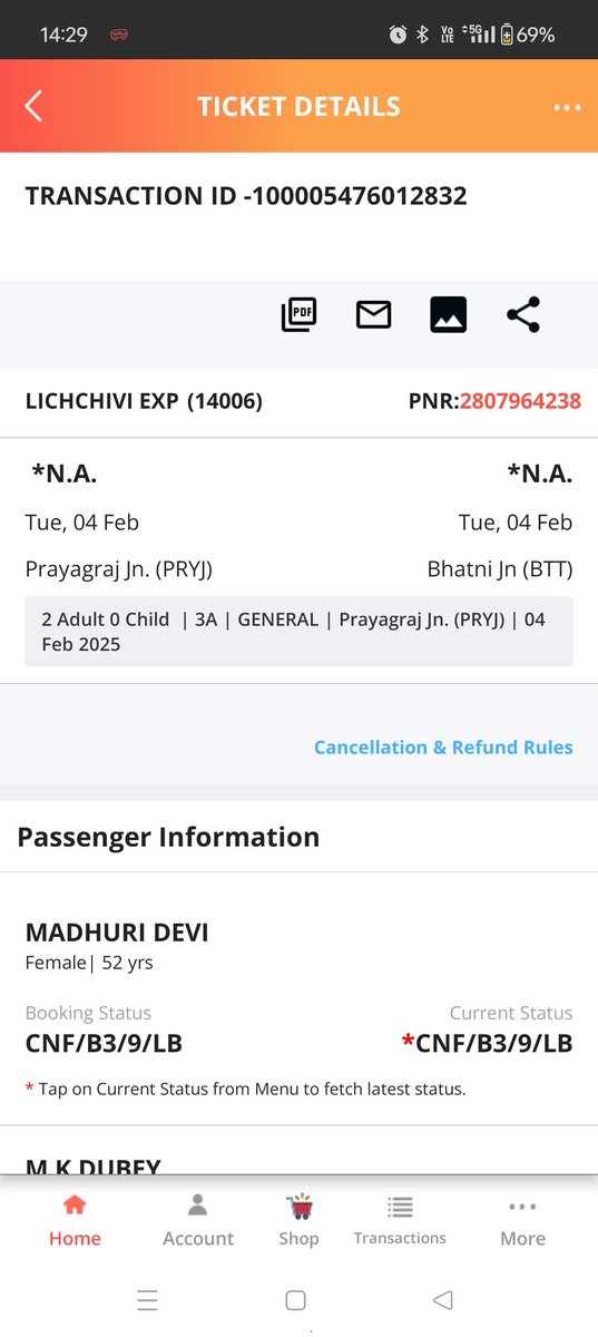MKD_Mayank's tweet photo. @RailMinIndia @AshwiniVaishnaw 
@myogiadityanath @RailwaySeva
Dear all
We are facing too many problems through Indian railway due to train cancellation while few are updated and few are not what to do haw can we reached at home from prayagraj kumbh to my home.
Please Support https://t.co/5XEPzi99Go