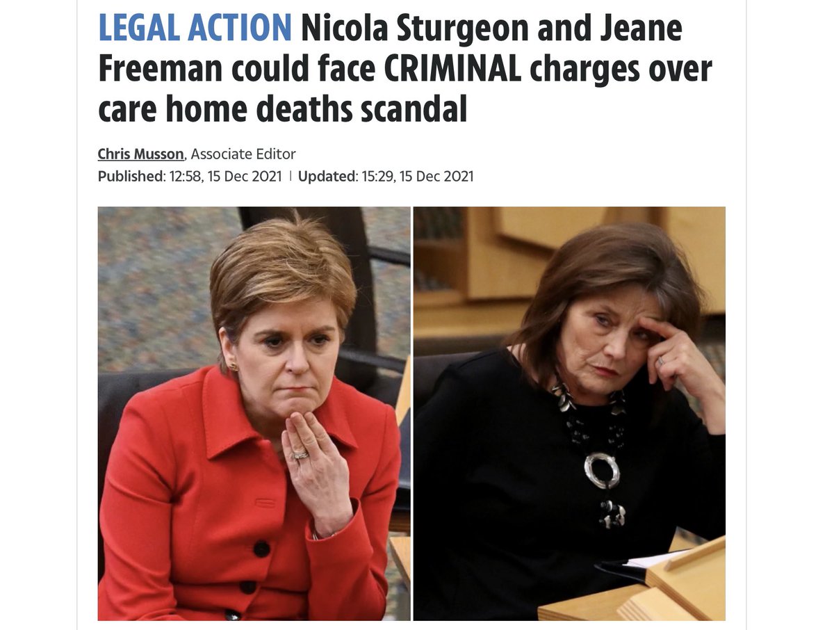 Covid in Scotland: More than 400 care homes investigated over deaths

2,500 excess deaths in Scottish Care Homes during lockdown 

These were not ‘COVID’ Deaths. They were COVID-protocol deaths