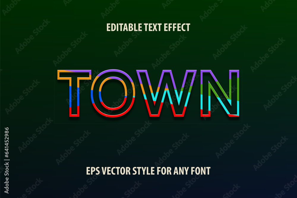 yurrey_p's tweet image. Editable #texteffect for #design with colorful outline #StockVector | #AdobeStock stock.adobe.com/stock-photo/id…