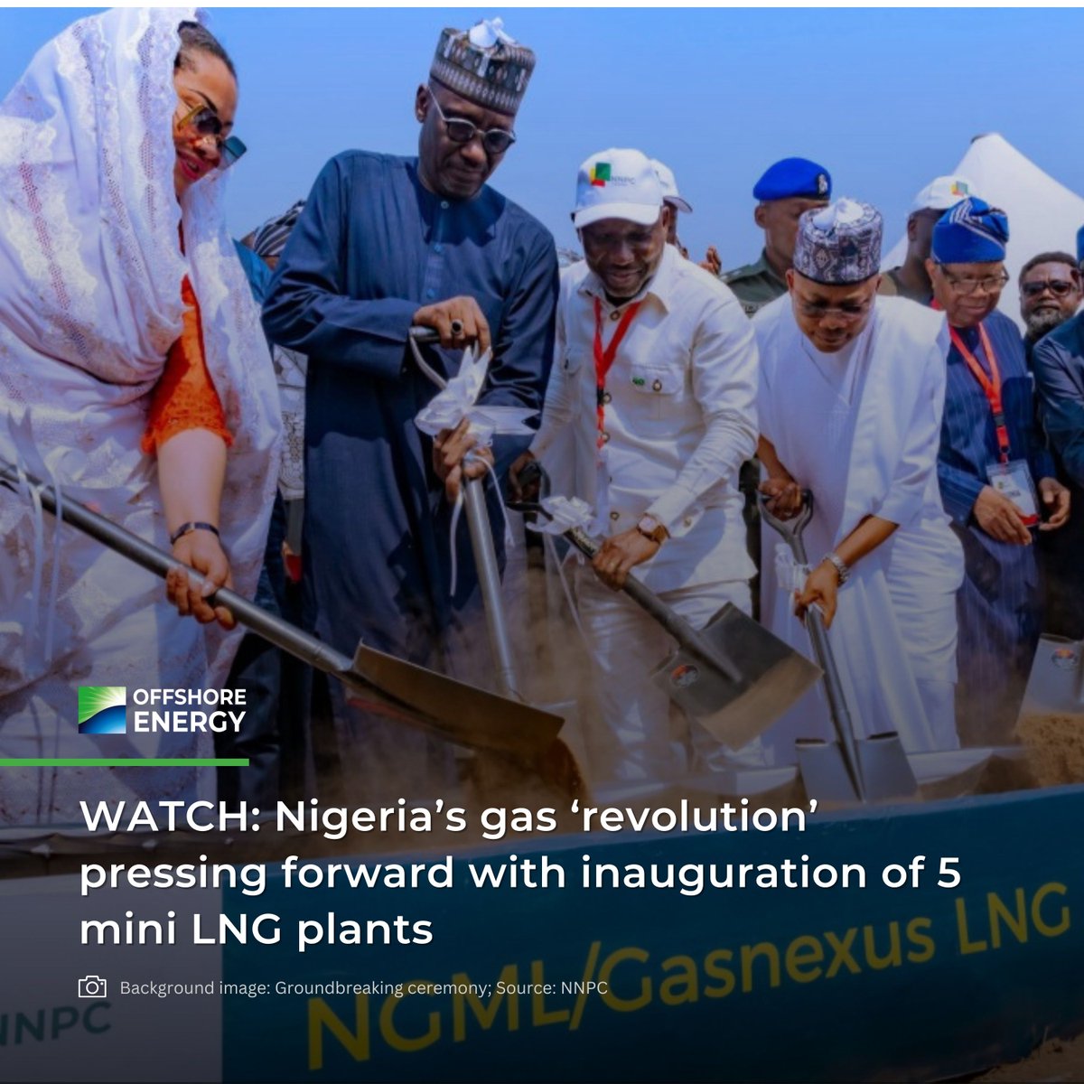 offshoreenergyt's tweet photo. ๐ข @nnpclimited and its partners have held a #groundbreaking ceremony for five mini #LNG plants that are set to boost #Nigeria's #energy independence and reduce its #carbonfootprint.
โ ๐
๐ฎ๐ฅ๐ฅ ๐ฌ๐ญ๐จ๐ซ๐ฒ: https://t.co/1qUHLNFd20
#NNPC #LNGnews #LNGplants #miniLNG https://t.co/L98NmpIDVm