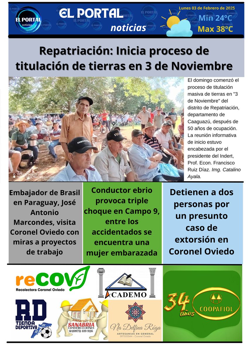 01ELPORTAL's tweet photo. #ResumenInformativo #ElPortal https://t.co/IN0PTTUhKT