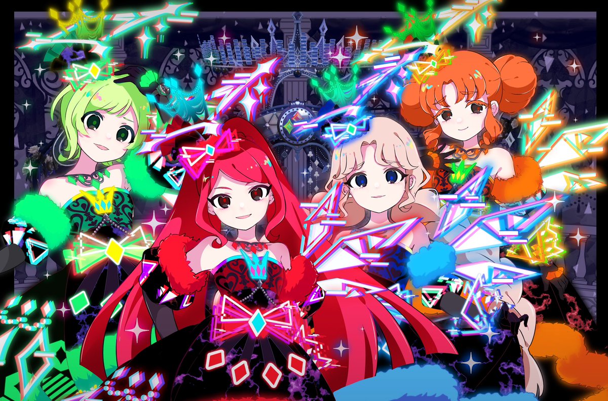 ダークカルテットスター🃏🖤 #ひみつのアイプリ