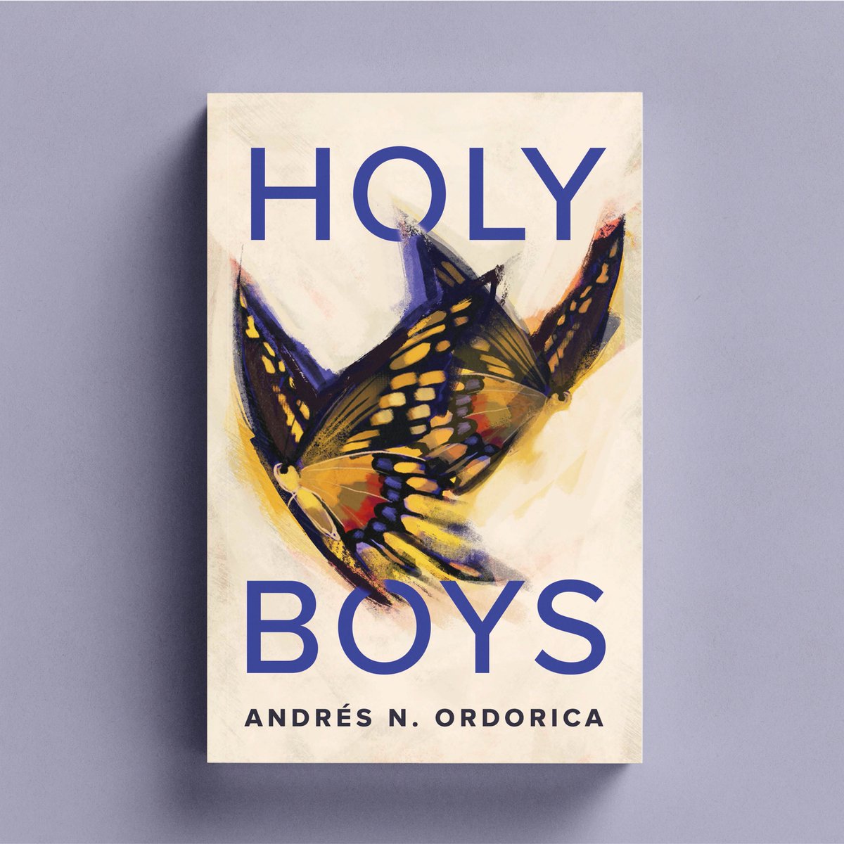 Cover reveal! 🦋

We are very proud to be publishing the magnificent poetry collection Holy Boys by esteemed poet and novelist Andrés N. Ordorica on 3rd April.

Available to pre-order now!
birlinn.co.uk/product/holy-b…