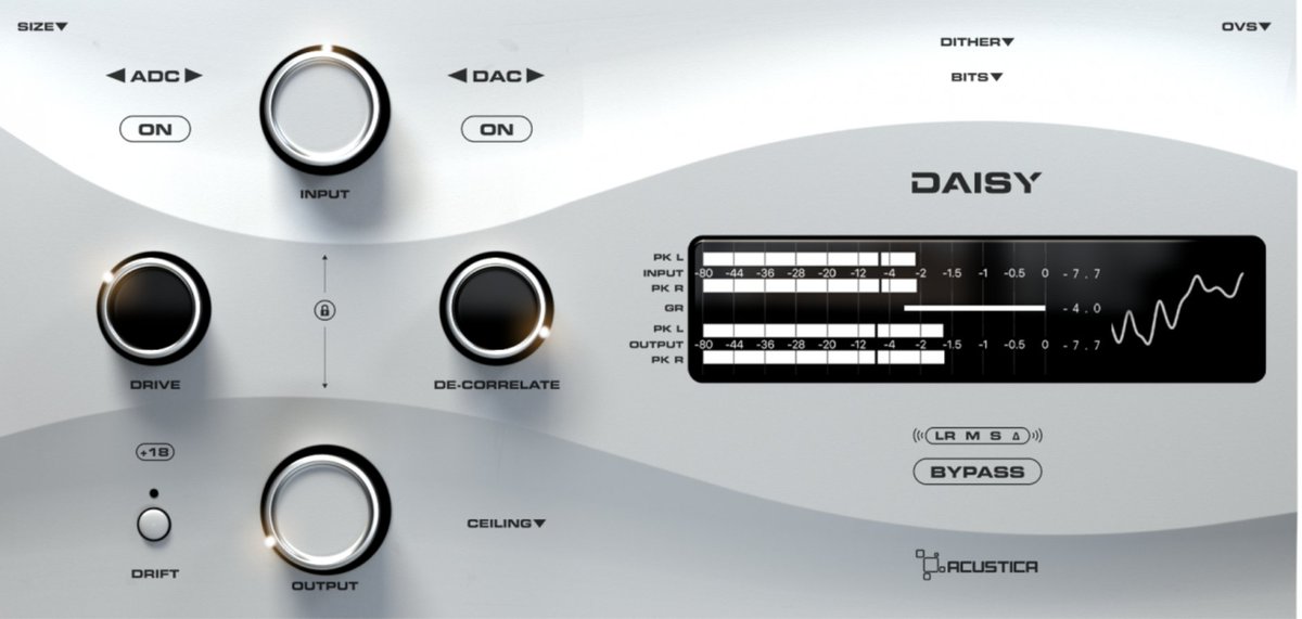 ACUSTICA AUDIO DAISY: EMULATORE AD/DA. Leggi l'articolo completo su audiofader: audiofader.com/acustica-audio… #acusticaaudio #daisy #dac