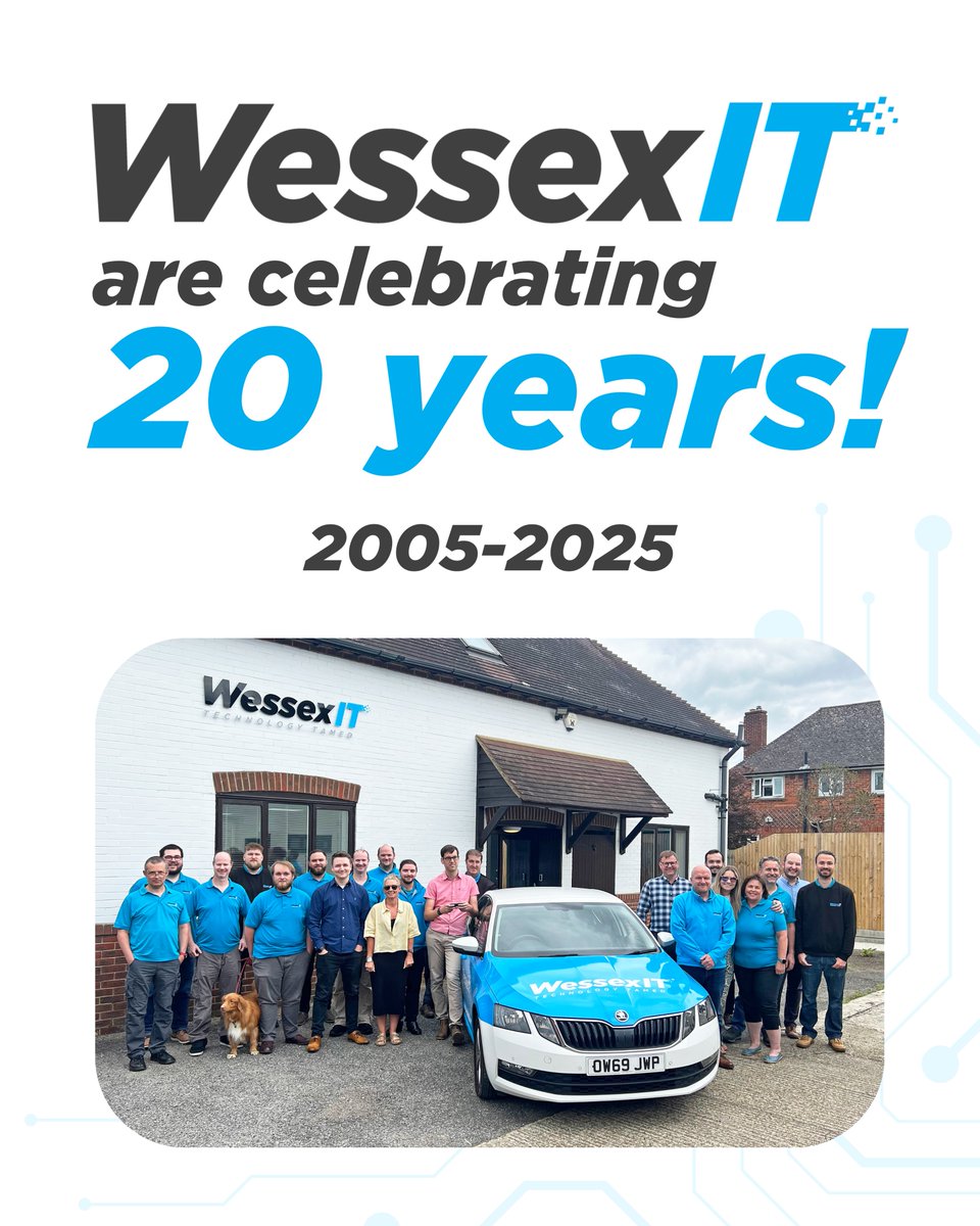 We're celebrating 20 YEARS this month! 🎂

Thank you to all of our amazing customers, partners, and team for all your ongoing support since 2005! 🎉

Here's to many more years delivering the very best IT support services! 🥳

#20YearsOfExcellence #MSP #ITSupport @Business_Sussex