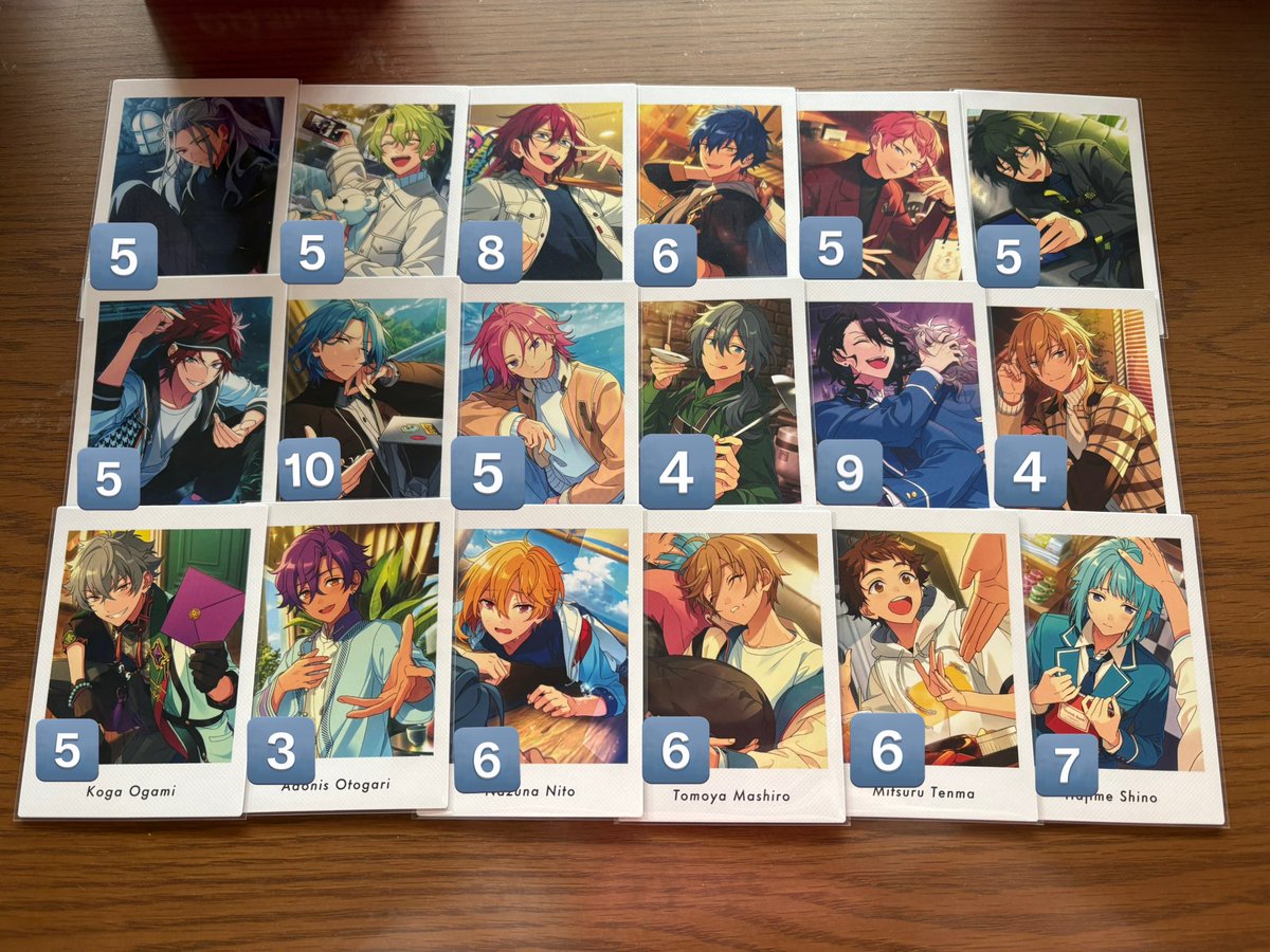 tkfhut_02's tweet photo. あんスタ ぱしゃっつ Vol.5 private

譲)英智、渉、桃李、弓弦、北斗、スバル、真、真緒、鉄虎、千秋、奏汰、翠、忍、一彩、藍良、巽、マヨイ、凪砂、日和、茨、ジュン、宗、みか、燐音、HiMERU、こはく、ニキ

続く https://t.co/EVFv1cWfYN