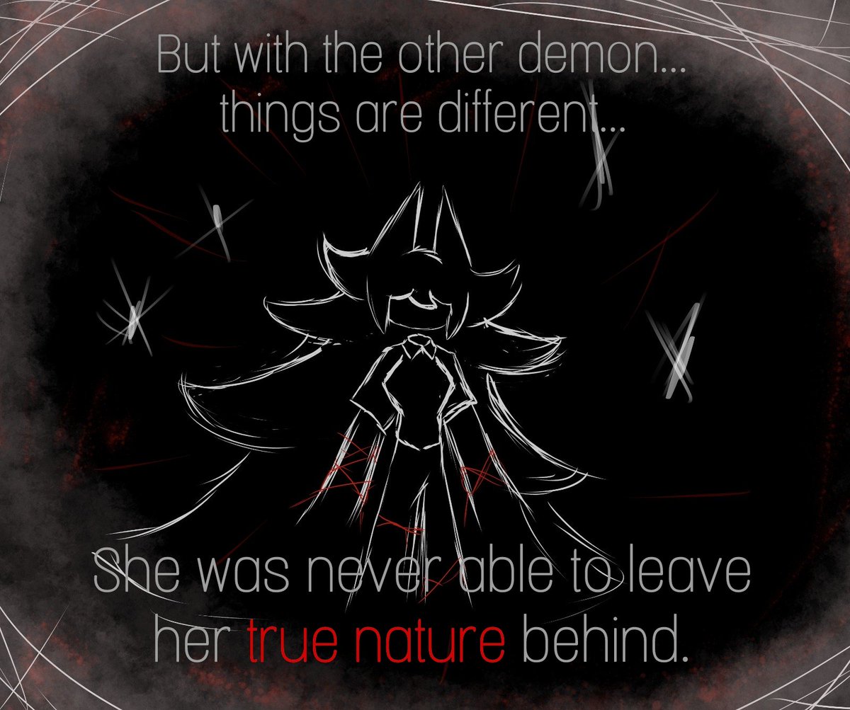 Anthon2X28's tweet photo. She never forgot who she really is... 

A monster...

Mister Compass [RETAKE]

#Misscircle 
#Mistercompass
#Mistercompassretake
#fpe
#fpeAU
#fundamentalpapereducation https://t.co/05QxGqFhjz