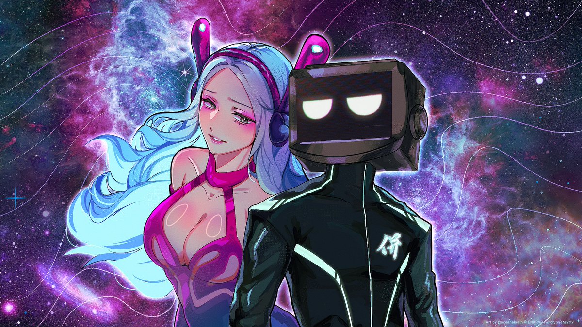 ENDVRtv's tweet photo. Thank-you @oceanekorin for our new artwork - we are in love with it 💜💙 https://t.co/N8PomyZsjD