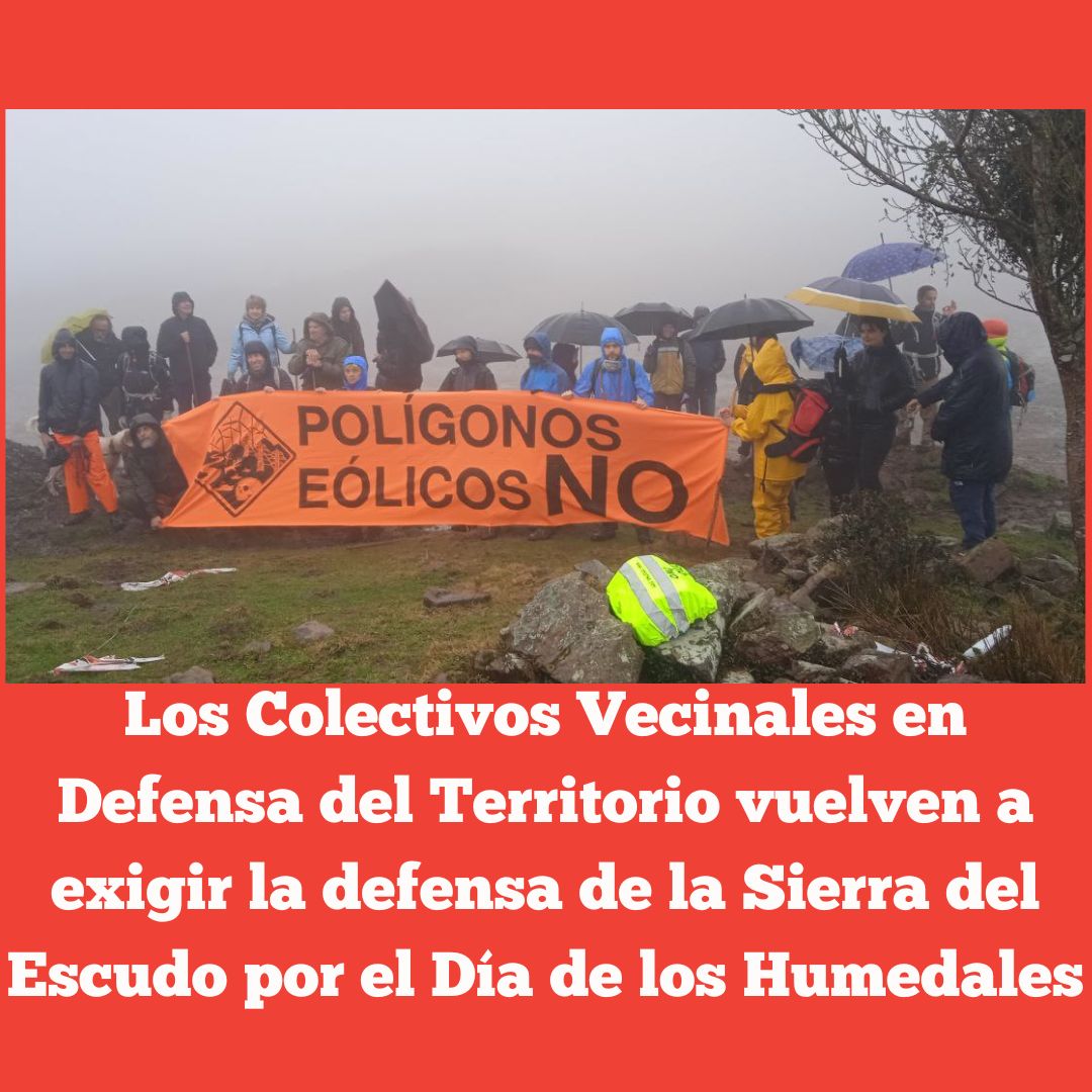 elfaradio's tweet photo. Los Colectivos Vecinales en Defensa del Territorio vuelven a exigir la defensa de la Sierra del Escudo por el Día de los Humedales
https://t.co/U7PGQwOCbj
#EnergíaEólica #Turberas #MedioAmbiente #Movimientos #EmergenciaClimática #ColectivosVecinales https://t.co/HOaehIKBA7