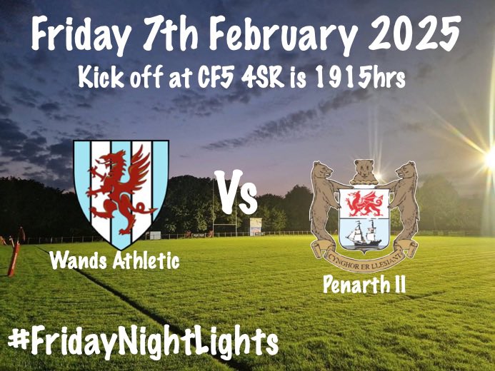 WandsMASSIV's tweet photo. 💙🖤🤍 🏉
#FridayNightLights

🏆 East District Premier
🆚 #MIGHTYAthletic Vs Penarth Athletic
🗓 Fri 7 Feb 2025
⏰ 1915hrs
🏴󠁧󠁢󠁷󠁬󠁳󠁿 The Memorial Ground, Stirling Road, Ely, Cardiff, CF5 4SR
📌 https://t.co/iEBSDmakUv

@GlamWandsRFC @PenarthRFC @AllWalesSport https://t.co/2axp3F4LpC