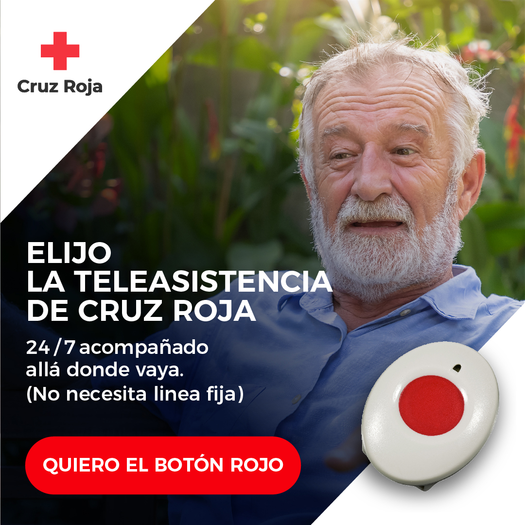 El botón que aporta seguridad y tranquilidad 🔴. Así es la Teleasistencia de Cruz Roja.

➕ Contacta con nosotros y te informamos:
 
 📩adc.getafe@cruzroja.es
 📲913 60 96 11