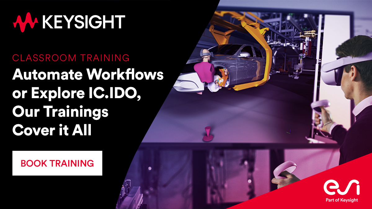 ESIgroup's tweet image. Expand Your Skills in #SimulationX & #ICIDO! 💥
Join our live classroom training to master #systemsimulation & #virtualreality, learning directly from top experts. Get hands-on practice, connect globally & innovate faster! 🌍
📅 Register now: bit.ly/4hXoS7O
#VR #XR
