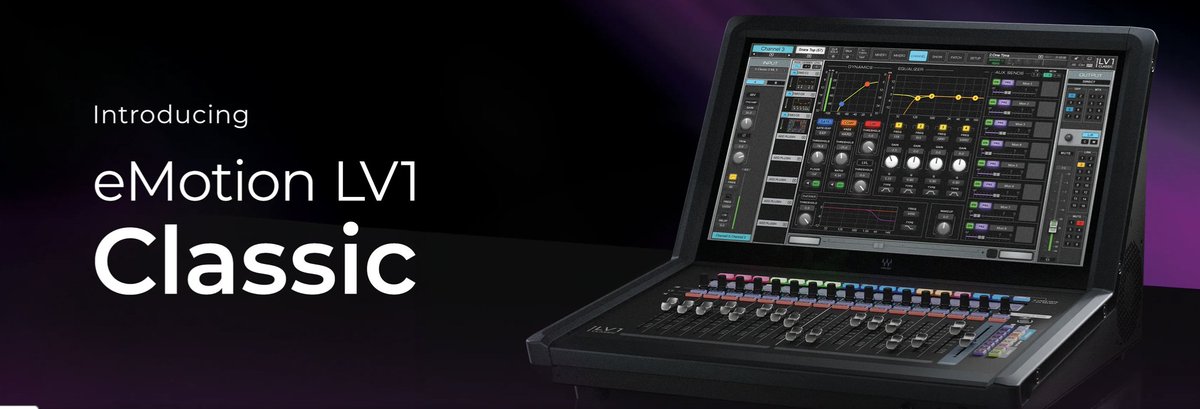 WAVES AUDIO EMOTION LV1 CLASSIC: LA NUOVA CONSOLE DI MISSAGGIO LIVE COMPLETAMENTE INTEGRATA. Leggi l'articolo su audiofader: audiofader.com/waves-audio-em… #waves #lv1 #liveconsole #wavesaudioemotionlv1classic
