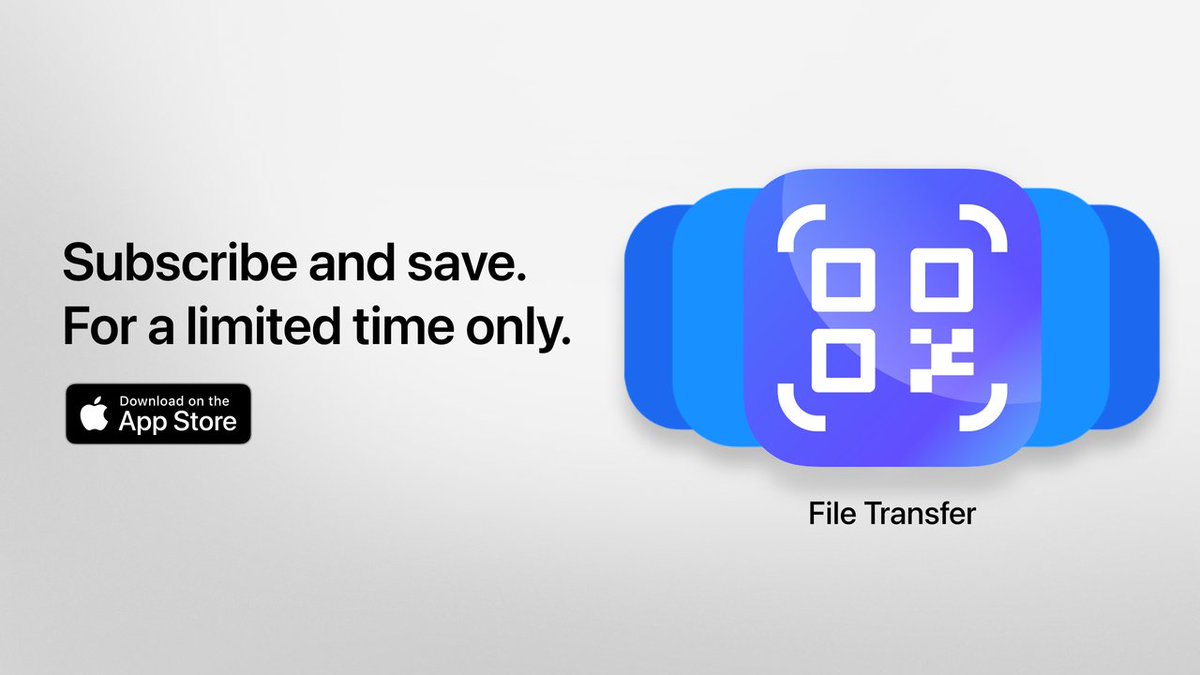 alexby306's tweet photo. Starting today and for the next 48 hours, our app QR File Transfer (https://t.co/0Iq2OK2CJ3) is featured in AppRaven Daily Deals! Get the Lifetime subscription (normally $59.99) completely free—forever! Don’t miss out!
@AppRaven https://t.co/yNWMajzQhC