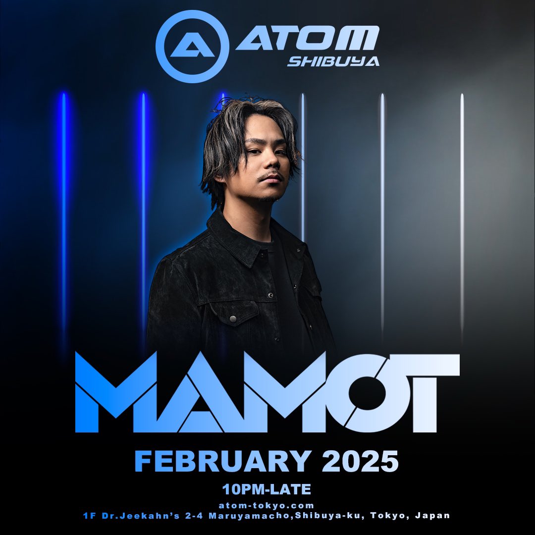 atom_tokyo_info's tweet photo. 2/3 ATOM SHIBUYA Monday
@DJ_MAMOT @djfumiyeah 
@DJMitsu3 @djsai_jpn https://t.co/Xvqgae27Tj