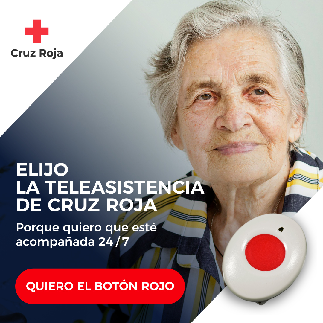 CruzRojaGetafe's tweet photo. El botón que aporta seguridad y tranquilidad 🔴. Así es la Teleasistencia de Cruz Roja.

➕ Contacta con nosotros y te informamos:
 
 📩adc.getafe@cruzroja.es
 📲913 60 96 11 https://t.co/pMlNyscB0C