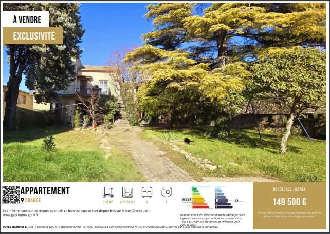 StephaniROYER84's tweet photo. 💥La semaine démarre avec 2 nouveaux biens à vendre en "exclusivité" sur Orange (84)💥

SPECIAL INVESTISSEURS ❗️ 
2 appartements vendus loués au sein d'une maison de ville en copropriété avec places de parking et jardin 
☎️Contactez-moi au 07 78 19 35 62 https://t.co/vkIorYHco3