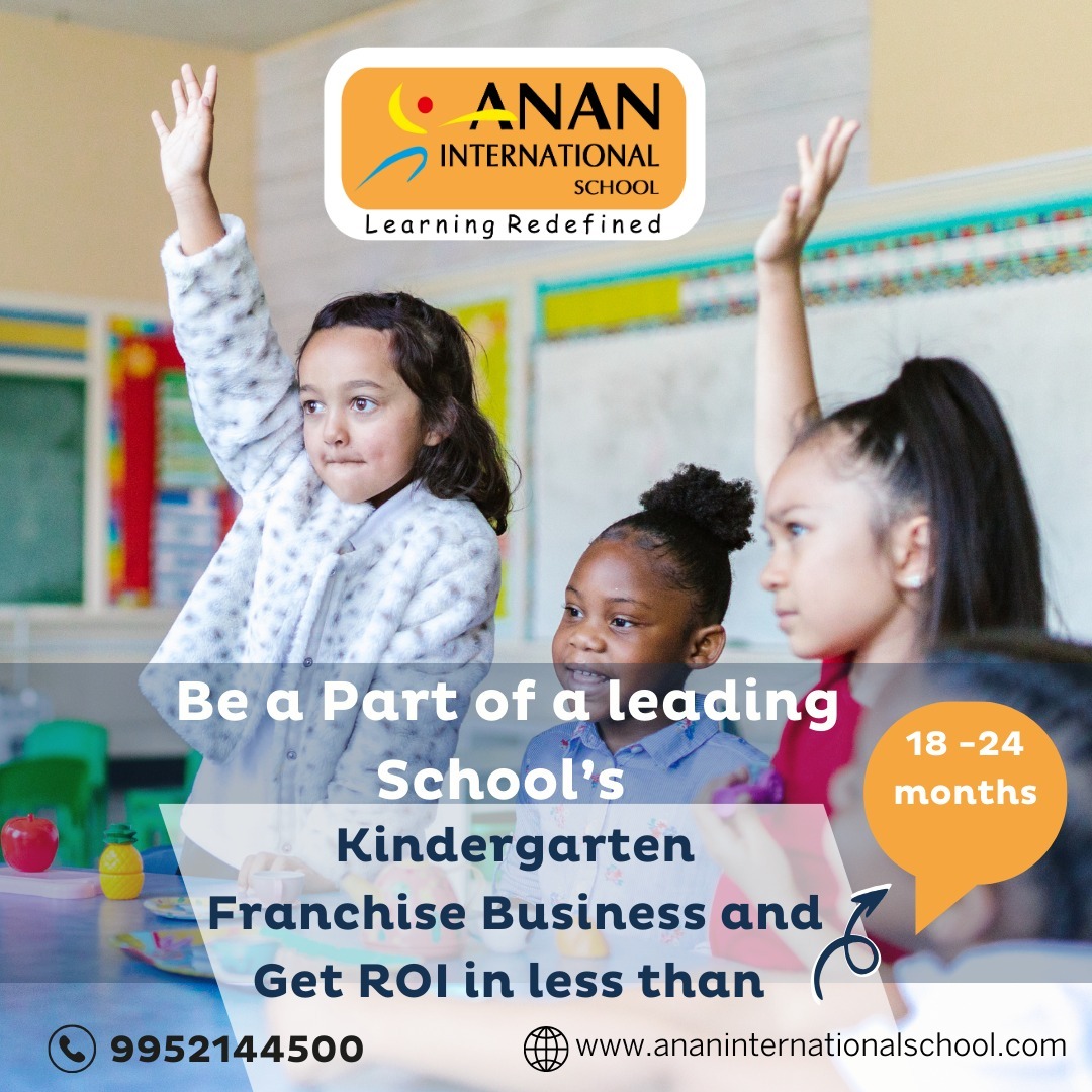 Anan International School (@ananintlschool) on Twitter photo Looking to #invest in #earlyeducation? 🚀 With Anan International School #PreschoolFranchise, you get 360° support, a proven #curriculum, and a strong brand presence!
📞 Call: 9952144500
📧 Mail: franchise@ananinternationalschool.com
#franchiseopportunities #BusinessWithPurpose Looking to #invest in #earlyeducation? 🚀 With Anan International School #PreschoolFranchise, you get 360° support, a proven #curriculum, and a strong brand presence!
📞 Call: 9952144500
📧 Mail: franchise@ananinternationalschool.com
#franchiseopportunities #BusinessWithPurpose