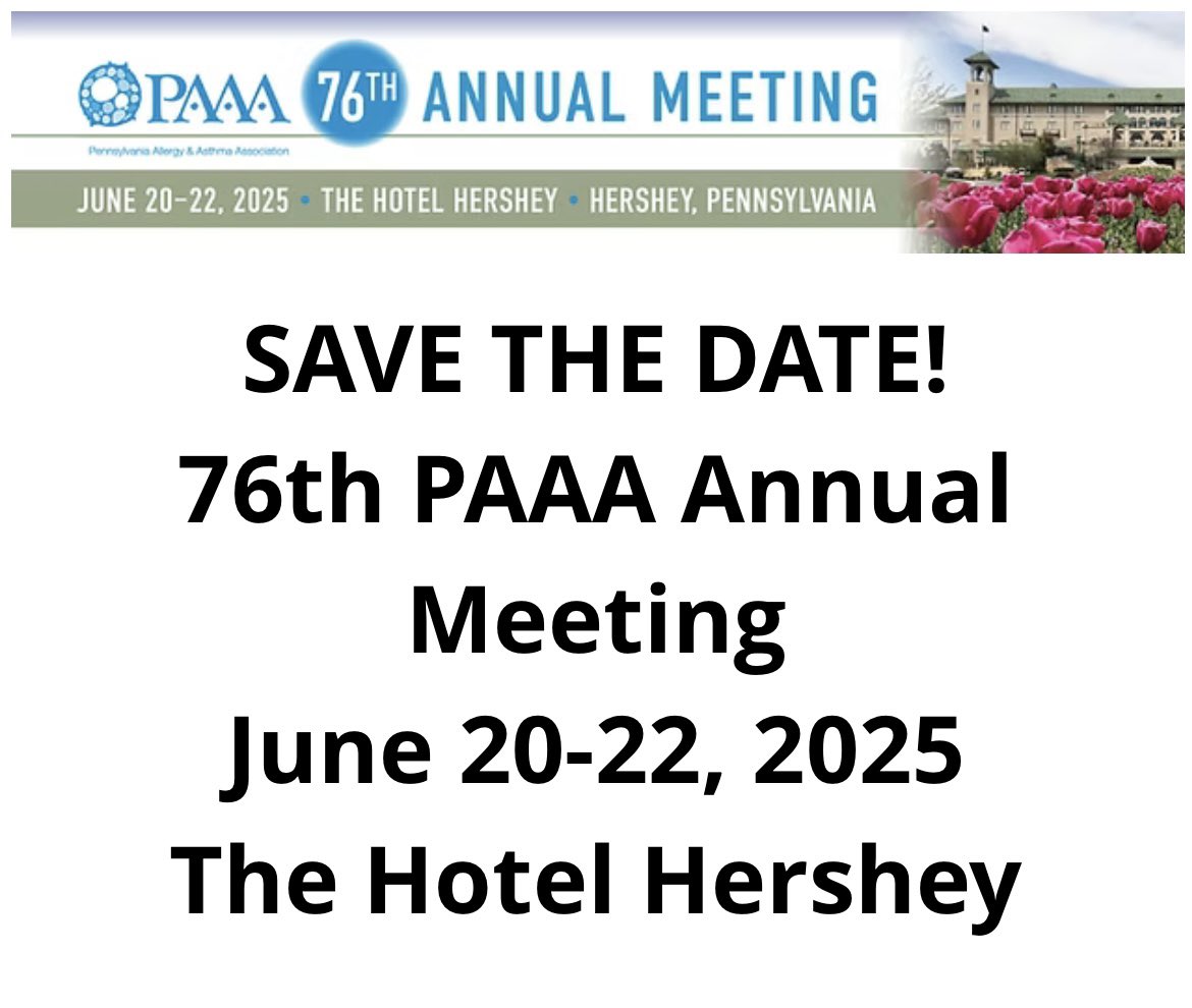 PA Allergy and Asthma Association tweet media