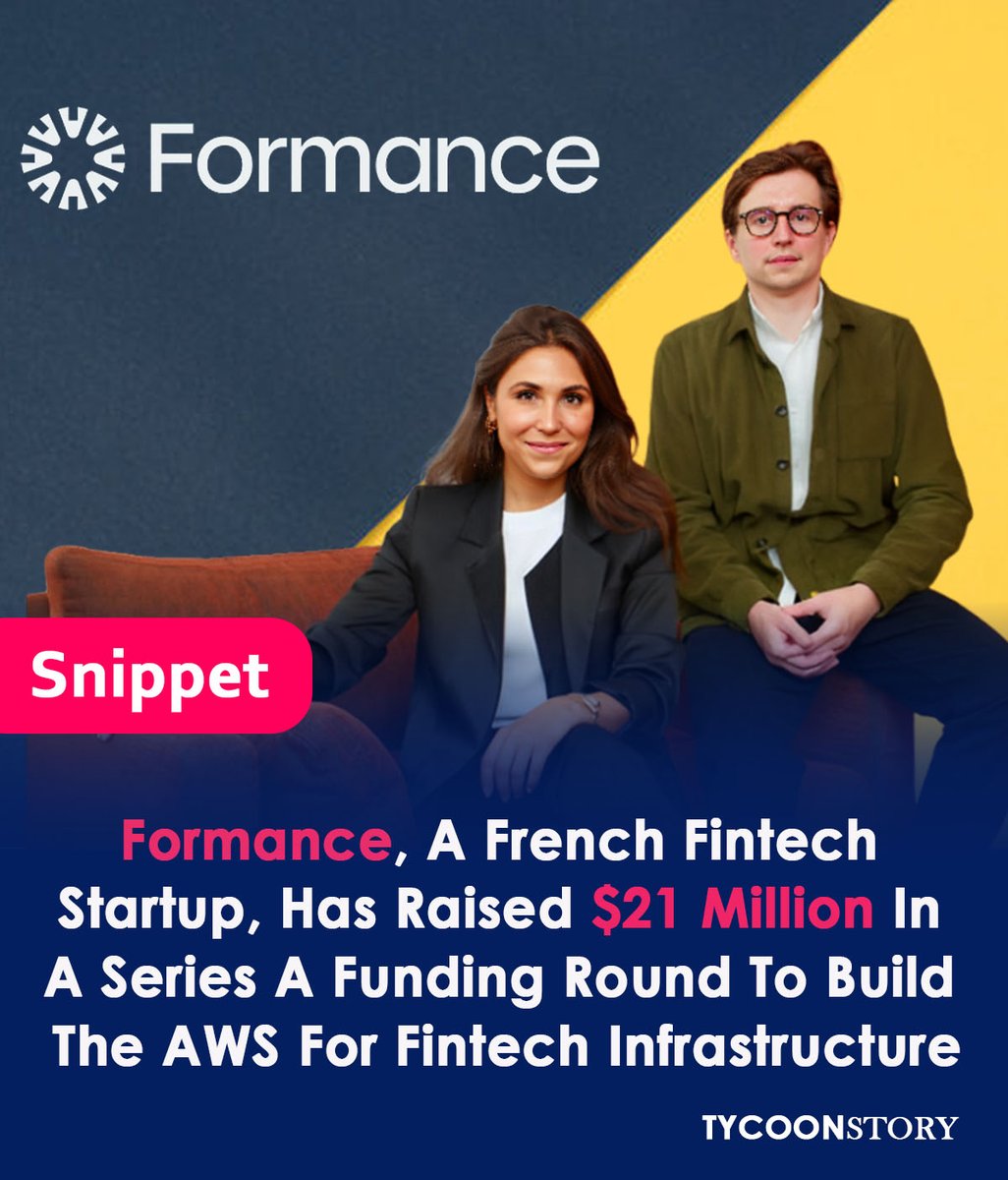 TycoonStoryCo's tweet image. 🚀 Formance is transforming the #fintech landscape! 

From open-source ledgers to a full-fledged modular platform, they’re streamlining financial operations with tools like Payments Orchestration, Reconciliation, &amp;amp; Mass Payouts.

tycoonstory.com

#SeriesA #formance