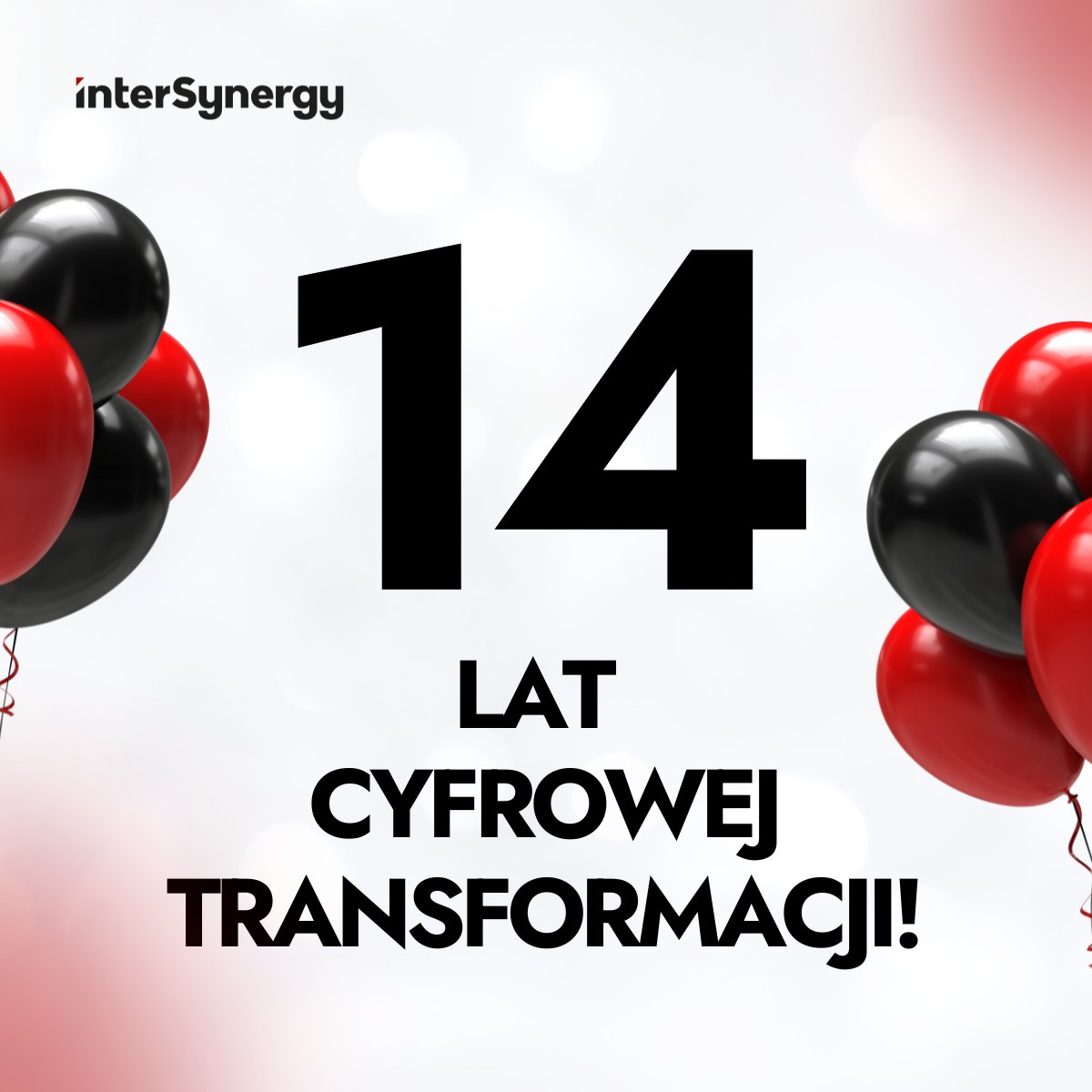 🎉 Świętujemy 14 lat InterSynergy! 🎉

Czternaście lat temu rozpoczęliśmy naszą podróż z misją cyfrowej transformacji. 

Razem budujemy przyszłość.

#InterSynergy #SoftwareHouse #CyfrowaTransformacja #14Lat