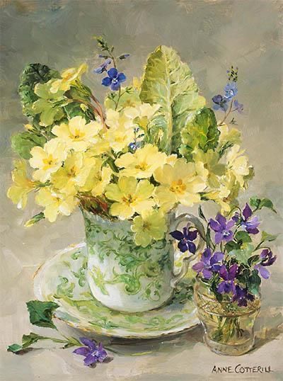 The primrose is a birth flower for those born in #February. A legend tells that Flora, the goddess of #flowers, created it in memory of her son. She scattered its blooms through woods and meadows so each year, they would remind us of him and herald the coming of spring. #folklore