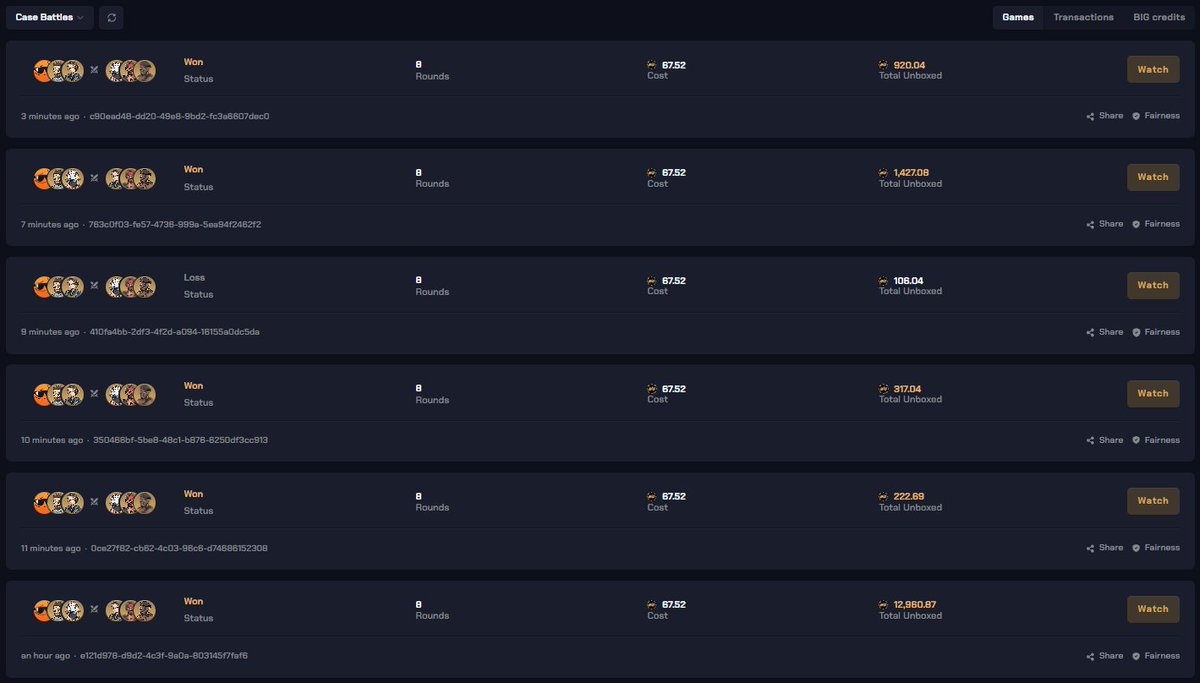 Believe me this battle pays! 🤣

Go run it up now and show me your wins in DMs! 

csgobig.com/#!/battles/gam…

<a href="/csgobig/">CSGOBig.com</a>
