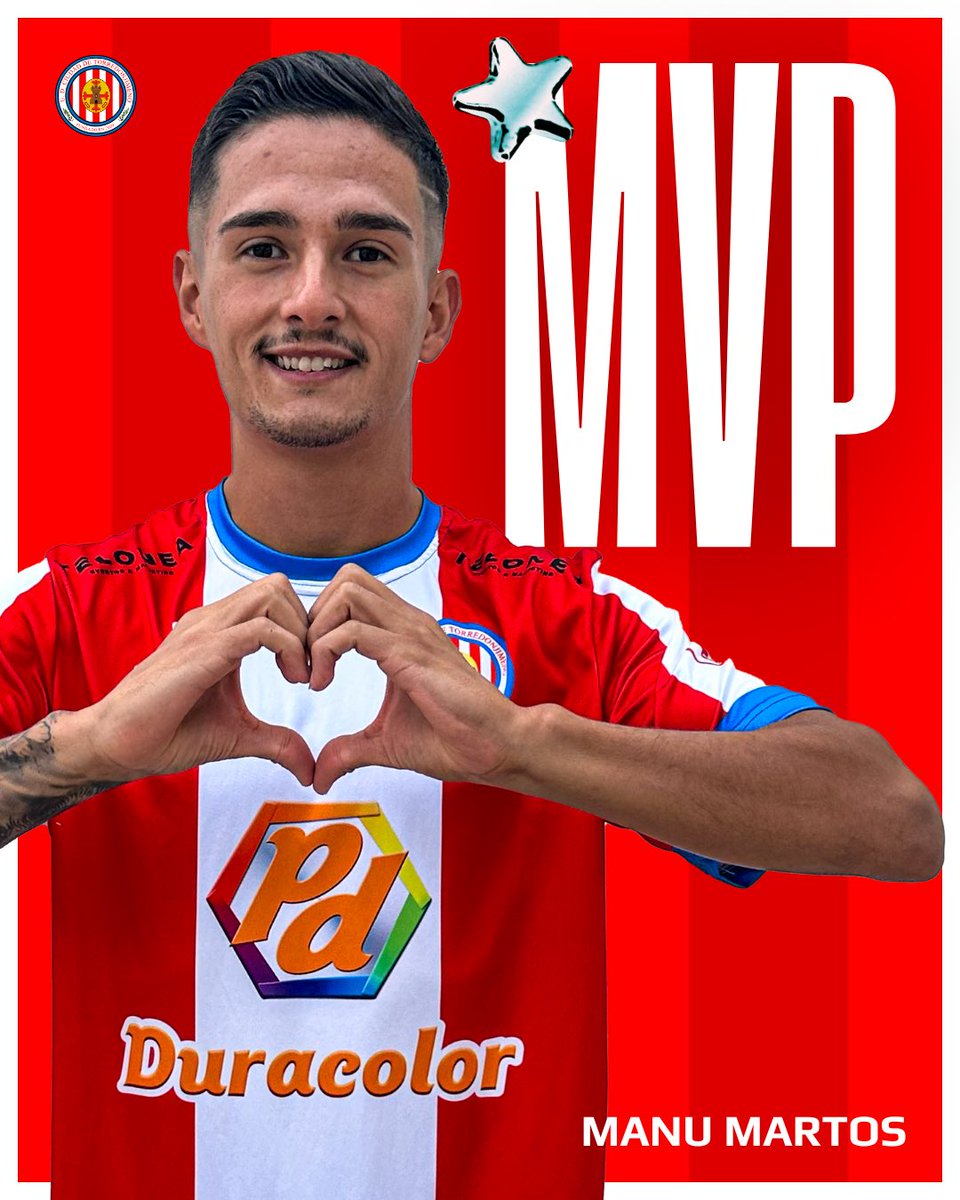 Pues ya tenemos MVP de la jornada de ayer 🌟

<a href="/manumartos686/">Manu M</a> se lleva el premio tras dar el gol de la victoria y hacer un partido soberbio en la medular 🙌🔥