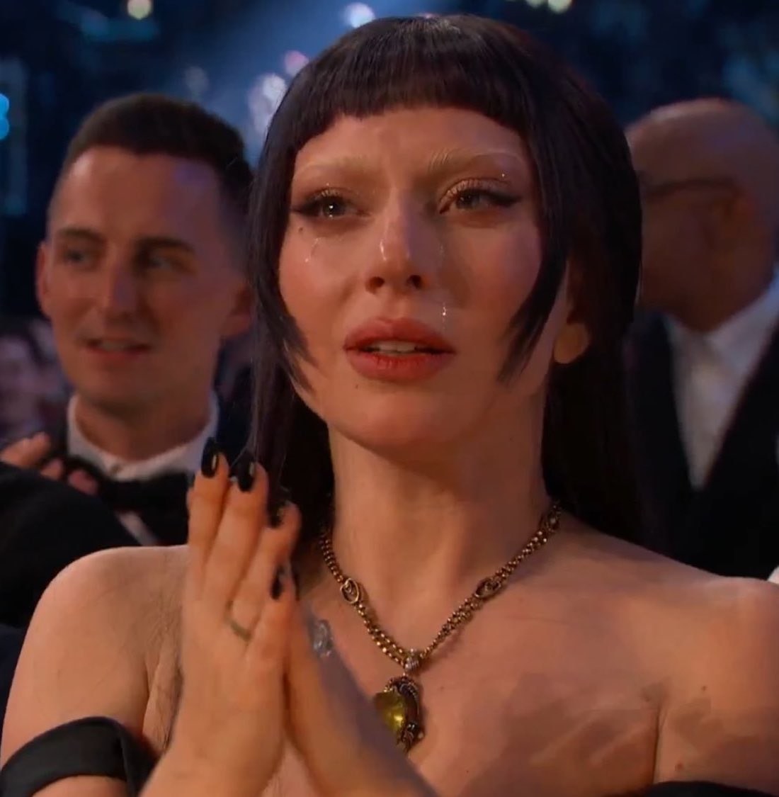 poisonhoneybee_'s tweet photo. Lady Gaga tears up watching Beyoncé finally win Album of the Year at the #GRAMMYs

THESE ARE MY MOTHERS🥺🥺❤️ https://t.co/JMOZsEVrUb