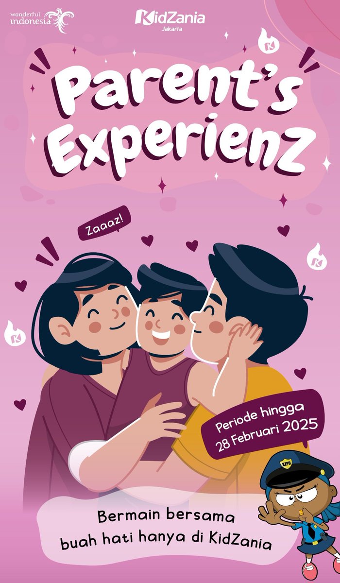 Fathan_KidZania's tweet photo. ✨️SERUNYA BERPETUALANG DIKIDZANIA, JELAJAHI SEMUA PROFESI✨️ 

KidZania Jakarta memiliki luas 7500m2, dibangun menyerupai sebuah kota dengan lebih dari 65 establishments dan lebih dari 100 peran profesi yang bisa kamu perankan!

#kidzania #kidzaniajakarta #bermainsambilbelajar https://t.co/VDskH3tGJ2