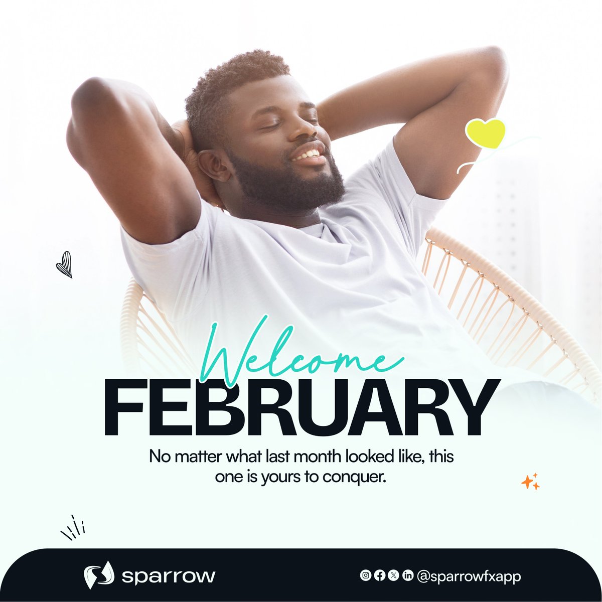 sparrowfxapp's tweet photo. No matter what January looked like, February is yours to conquer. Stay focused, stay intentional, and make every move count.

Big things are ahead. Let’s go!

https://t.co/VkZ3HGSnp0

#Sparrowfxapp Kanye Grammy Davido https://t.co/grZvTClJ4w