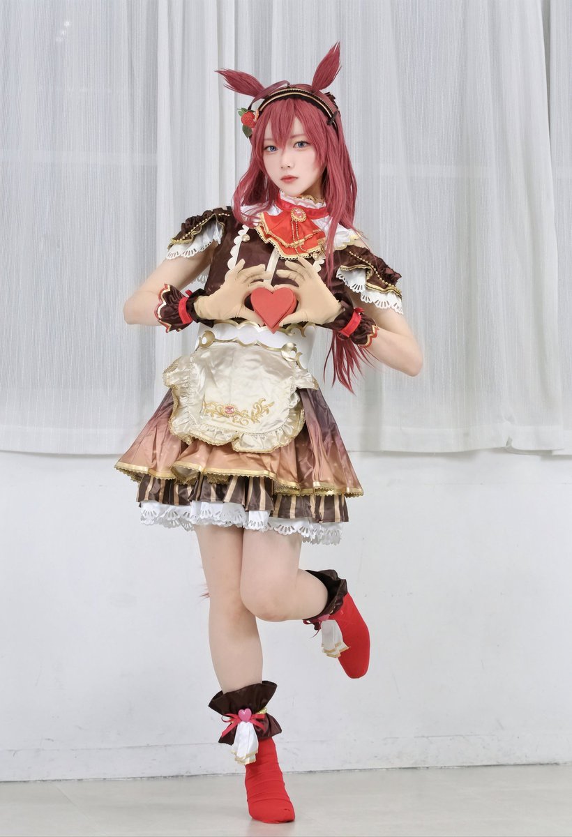バレンタイン　ミホノブルボン　コスプレ バレンタイン衣装ってほんと可愛いですね🍫 ミホノブルボン￤ウマ娘