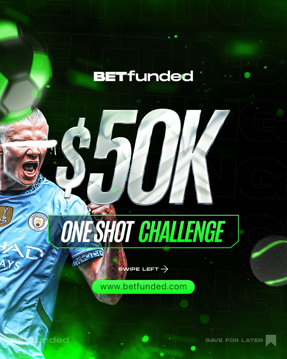 betfunded's tweet photo. 🏀 Ready to take on a game-changing challenge? 

👉 $50K funded account up for grabs 💸 
🌟 A UNIQUE opportunity to prove your skills!

🏆 Reward: A $50K funded account 💵

🌐 Sign up now at 👉https://t.co/ML4dCjb3gl 

#BetFunded #Challenge #Sports #Finance #BigWins https://t.co/xZALssOB8h