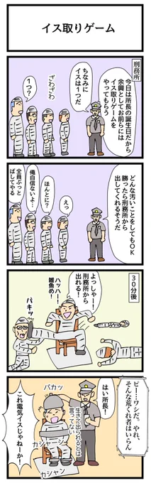 イス取りゲーム
#4コマ漫画 