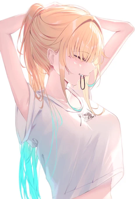 #えまぁーとポニテ 