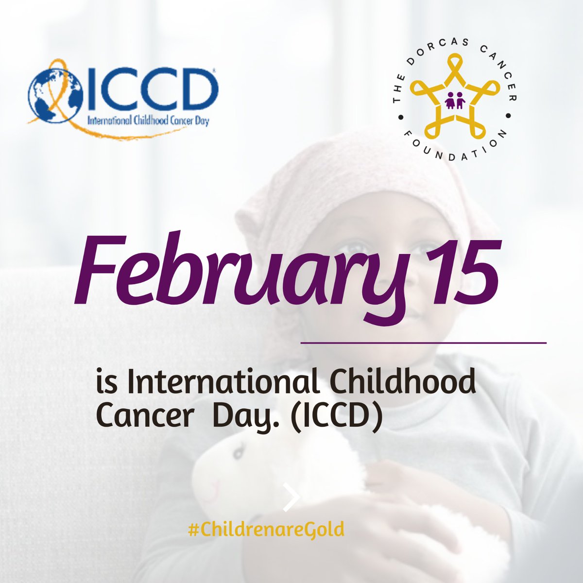 DorcasCancer's tweet photo. Welcome to February.

Join us to make this month count for children living with cancer

#ChildrenareGold #ICCD #ZEROCampaign https://t.co/jnpE86udK8