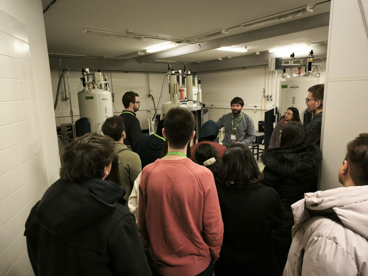 The #ML4NGP Training School has officially started!

We began with an excellent intro to #NMR basic principles by Lukáš Zidek, setting the stage for an exciting week🤩
Now, participants are exploring the #NMR facilities at <a href="/CEITEC_Brno/">CEITEC</a>!

#CEITECScience #NGP